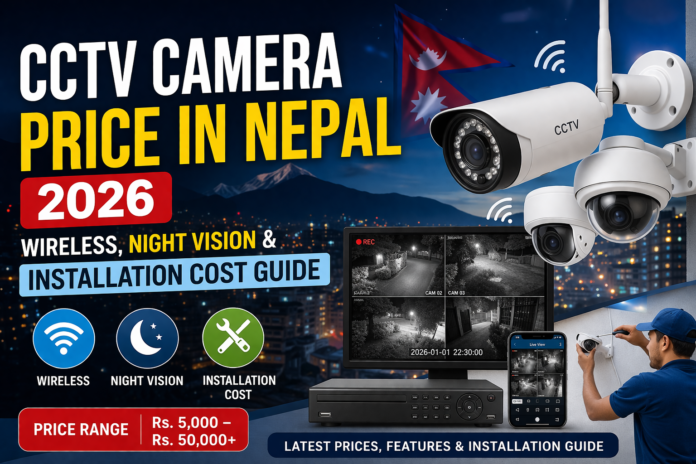 CCTV Camera Price in Nepal 2026: Wireless, Night Vision & Installation Cost Guide